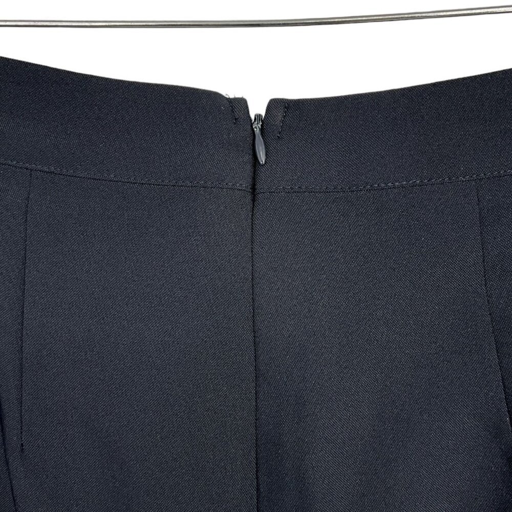 J.O.A Crop Pants Navy Blue High Rise Nautical Side Buttons Size L NWT - Picture 9 of 14